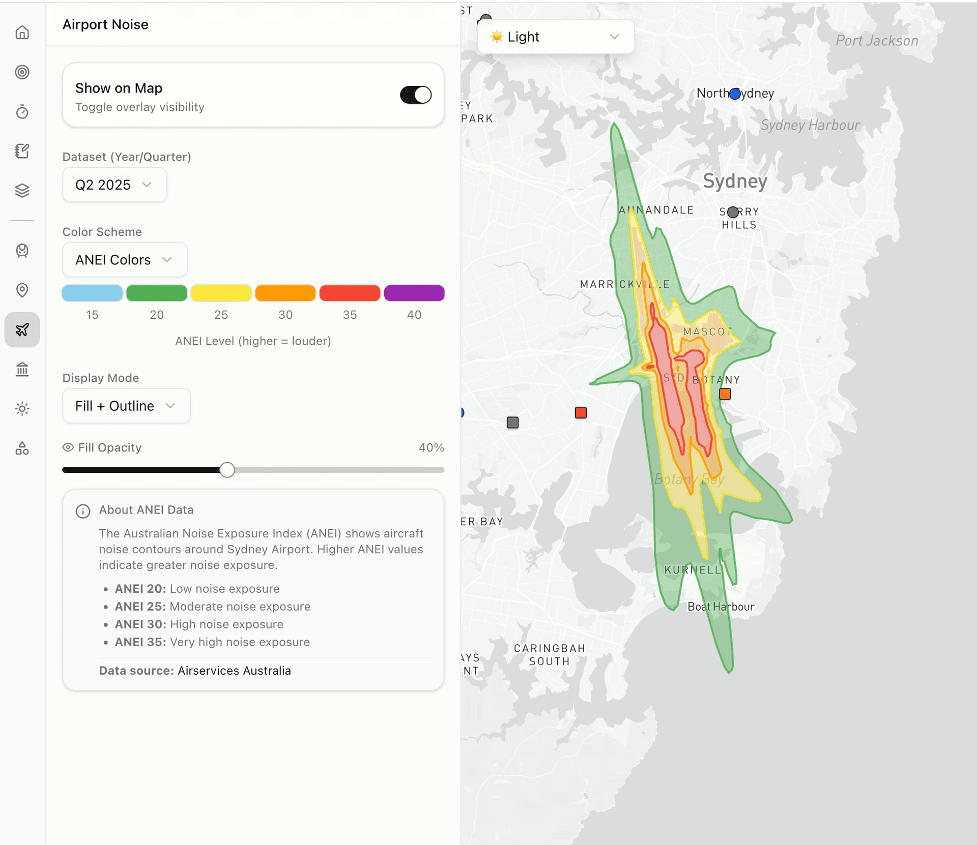 Airport Noise configuration